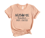 Ausome Teacher Shirt - CUSTOM