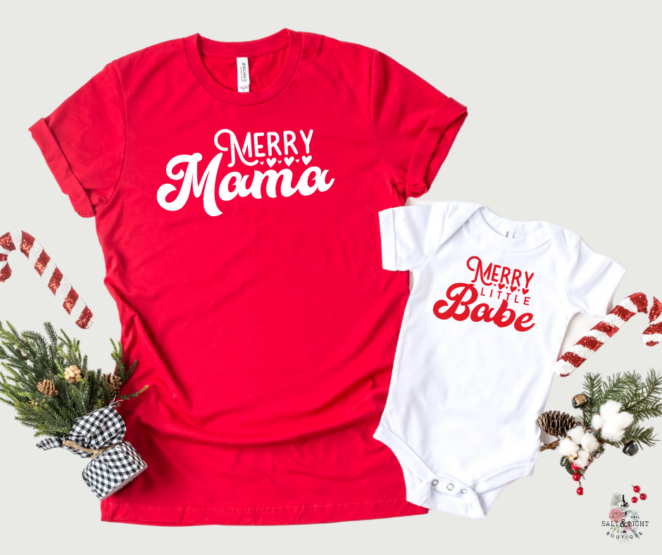 Mommy and Me Christmas Shirts