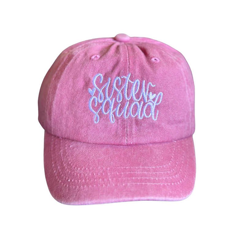 Sister Squad (Embroidered) - Brother Sister Matching Hats