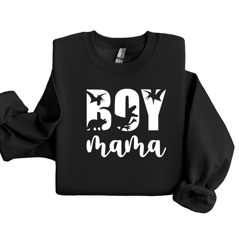 Dinosaur Boy Mama - Mom Sweatshirt