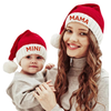 Mama Mini -  Mommy and Me Matching Beanies - SANTA HATS