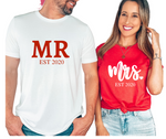 MR AND MRS- Couple Shirts