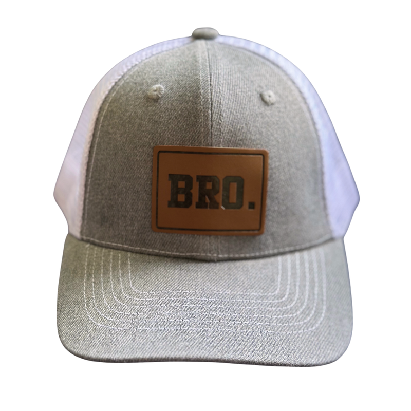 Bro & Sis (Leather Patch) - Brother Sister Matching Hats