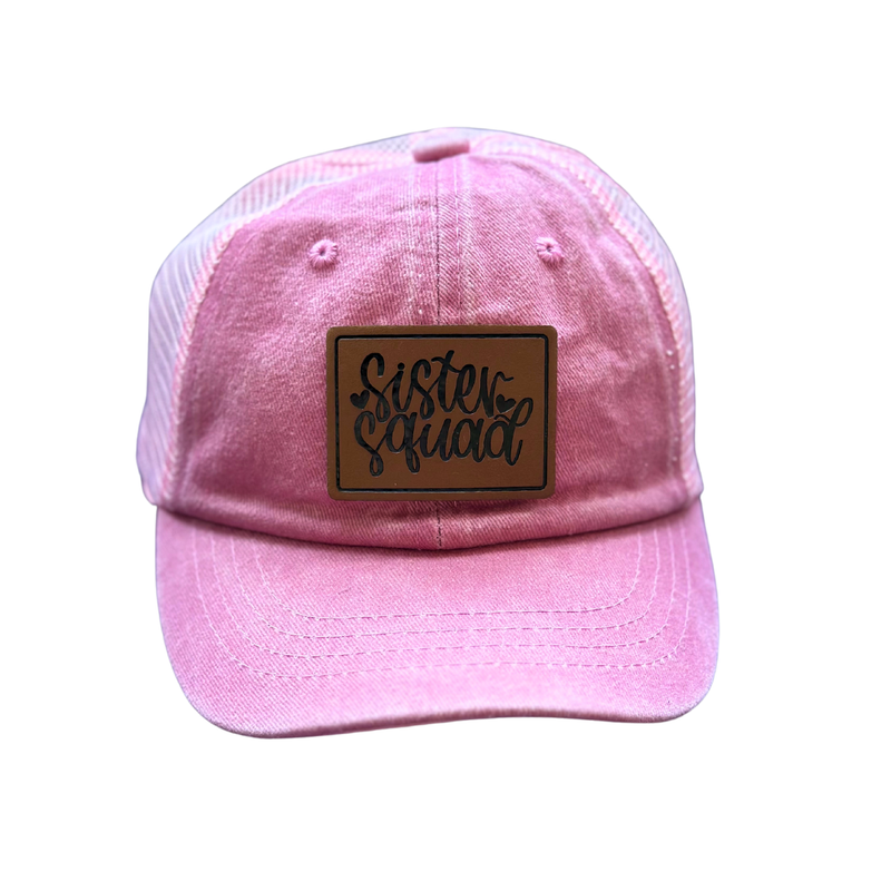 Sister Squad (Leather Patch) - Brother Sister Matching Hats (Copy)