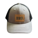 Bro & Sis (Leather Patch) - Brother Sister Matching Hats