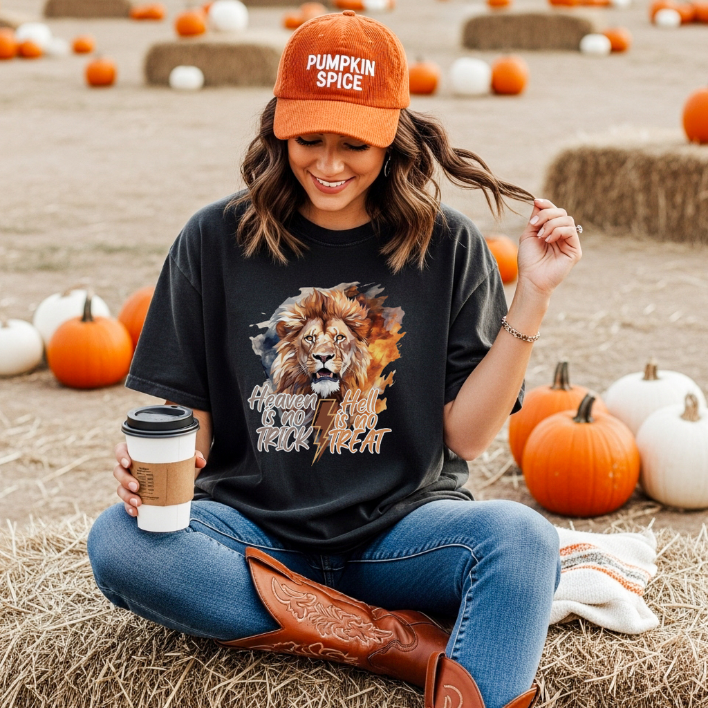 Heaven Is No Trick Christian Halloween T-Shirt – Faith Graphic Tee
