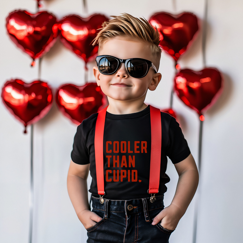 Cooler Than Cupid Valentine Kids Shirt