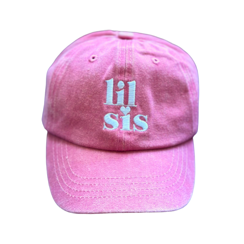 Big Lil Bro or Sis (Embroidered) - Brother Sister Matching Hats