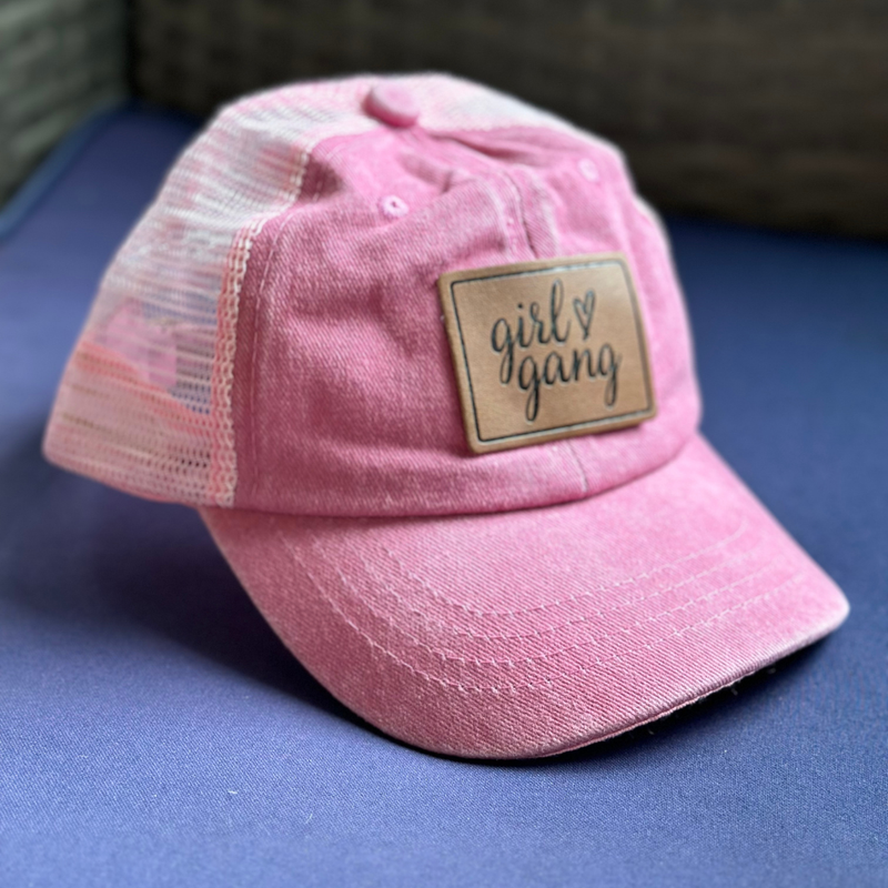 Girl Gang (Leather Patch) - Brother Sister Matching Hats