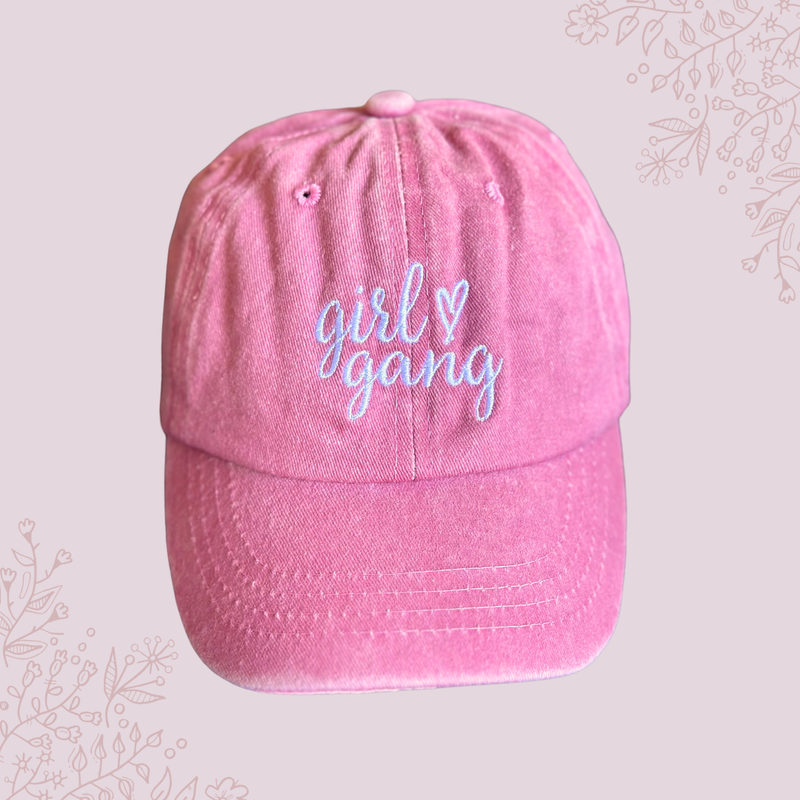 Girl Gang (Embroidered) - Brother Sister Matching Hats