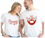 BEAUTY AND THE BEARD- Couple Shirts