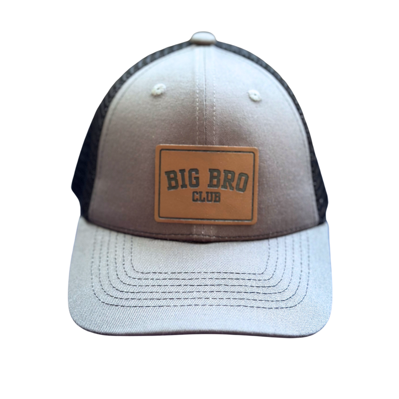 Big Bro Club (LEATHER PATCH) - Brother Sister Matching Hats