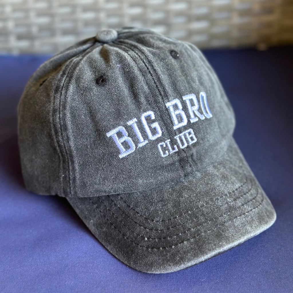 Big Bro Club (EMBROIDERED) - Brother Sister Matching Hats