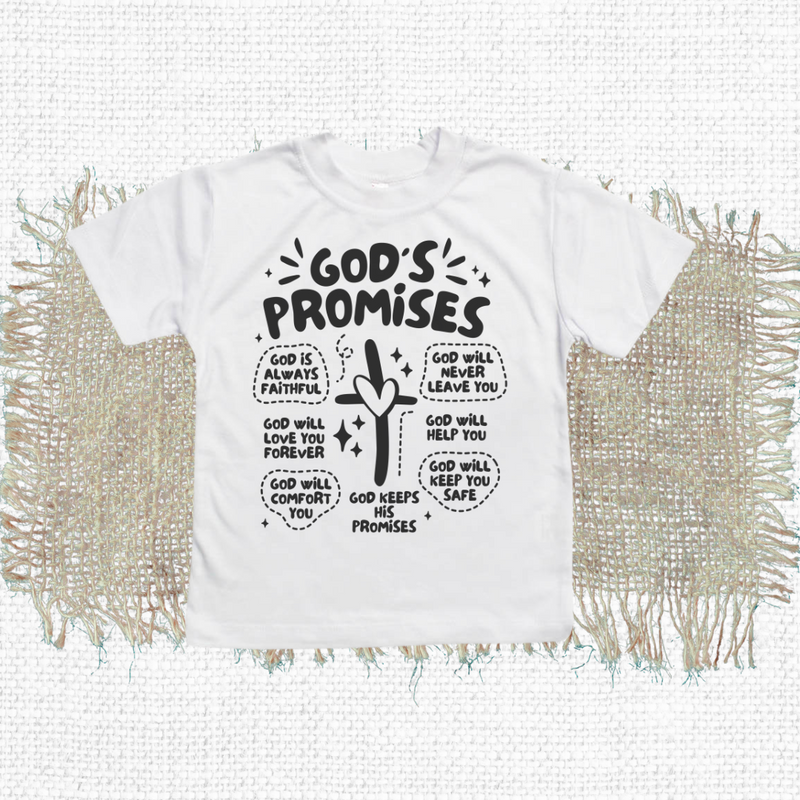 GOD'S PROMISE - Short Sleeve T-Shirt in White
