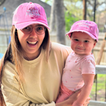 Girl Mama And Mama's Girl Hat - High Ponytail Mommy and Me Matching Hats
