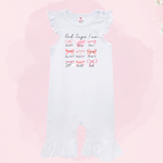 God Says I am Coquette Bow - Baby Girl Romper
