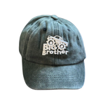 Monster Truck Big Bro Lil Bro (Embroidered) - Brother Sister Matching Hats