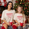 Merry Mama & Mini Coquette Christmas Shirts | Mommy & Me Preppy Holiday