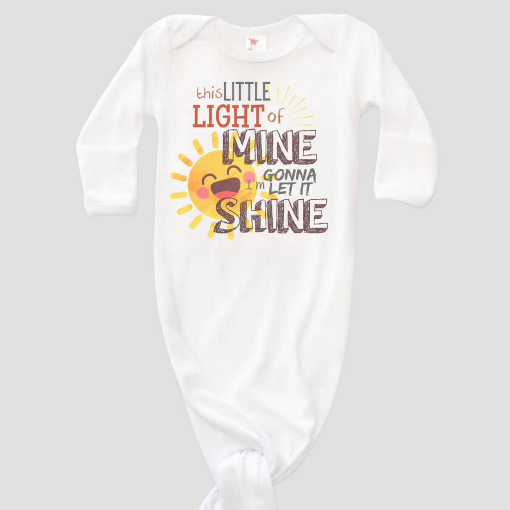 Little Light Of Mine - Baby Knotted Gown