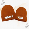 Mama Mini -  Mommy and Me Matching Beanies in Brown