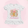 Hello BOHO - Personalized Back To School Shirt For Kids (White)