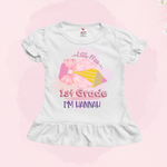 Little Miss - Personalized Back To School Shirt For Kids (White)