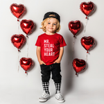 Mr Steal Your Heart Valentine Kids Shirt