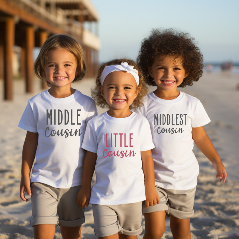 BIGGEST TO LITTLEST COUSIN - Cousin Crew Shirts