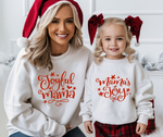 Joyful Mama & Mama's Joy- Mommy and Me Christmas Sweatshirt