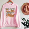 Pumpkin Spice & the Spirit of Christ Christian Sweatshirt – Cozy Fall Pullover for Women, Girly Faith Thanksgiving Crewneck