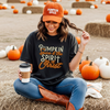 Pumpkin Spice & the Spirit of Christ Christian T-Shirt – Fall Faith Graphic Tee for Women, Cute Thanksgiving Jesus Shirt