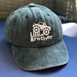 Monster Truck Big Bro Lil Bro (Embroidered) - Brother Sister Matching Hats