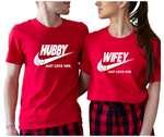 HUBBY AND WIFEY- Couple Shirts