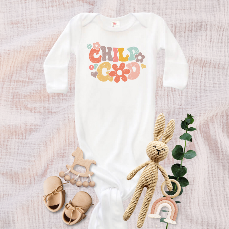 Child Of God - Baby Knotted Gown