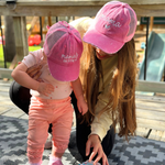 Mama + Mama's Bestie Hat - High Ponytail Mommy and Me Matching Hats