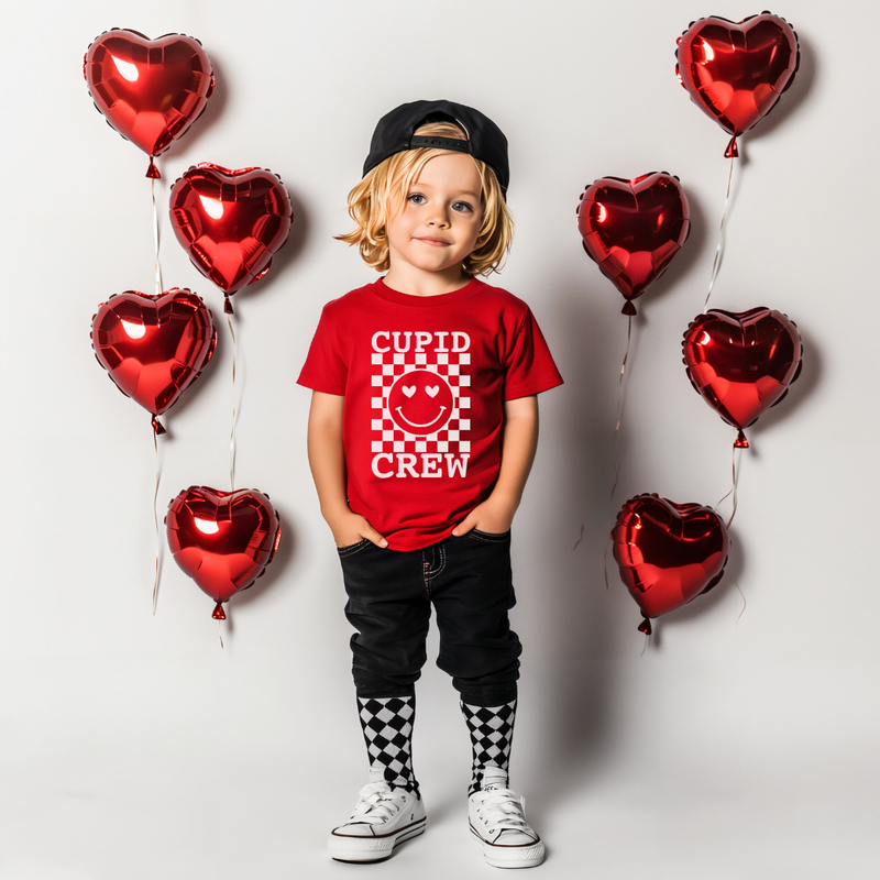 Cupid Crew Valentine Kids Shirt