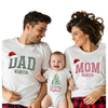 Mom Dad & Baby EST 2025 Matching Family Christmas Shirts - PERSONALIZED