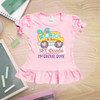 Hi There SCHOOL BUS - Personalized Back To School Shirt For Kids (Pink)