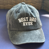 Best Bro & Sis Ever (EMBROIDERED) - Brother Sister Matching Hats