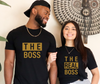 THE BOSS AND THE REAL BOSS- Couple Shirts