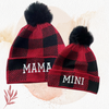 Mama Mini -  Mommy and Me Matching Beanies in BUFFALO PLAID