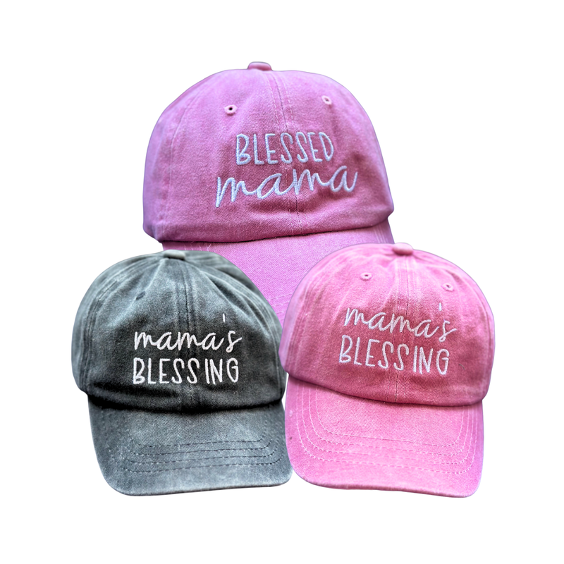 Blessed Mama & Mama's Blessing - Mommy and Me Matching Hats