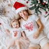 Mama Dada Baby EST 2025 Matching Family Christmas Shirts