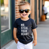 Mr Steal Your Heart Valentine Kids Shirt