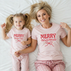 Merry Mama & Mini Coquette Christmas Shirts | Mommy & Me Preppy Holiday