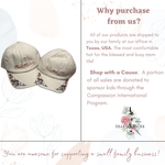 Mama Mini - Embroidered Corduroy Baseball Cap Mommy and Me Matching Hats in CREAM