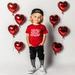 Snacks Are My Love Language Valentine Kids Shirt