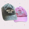 Best Bro & Sis Ever (EMBROIDERED) - Brother Sister Matching Hats