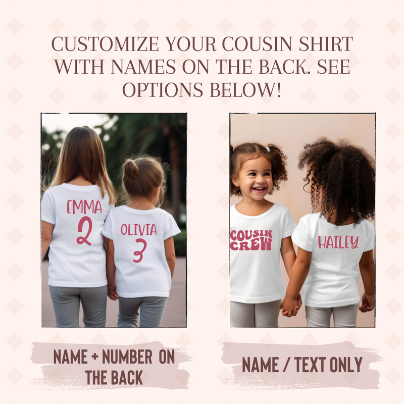 BIGGEST TO LITTLEST COUSIN - Cousin Crew Shirts