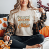 Pumpkin Spice & the Spirit of Christ Christian T-Shirt – Fall Faith Graphic Tee for Women, Cute Thanksgiving Jesus Shirt